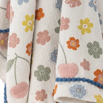 Cobertor de algodão Cherry 160x130 cm - Rosa - Bloomingville