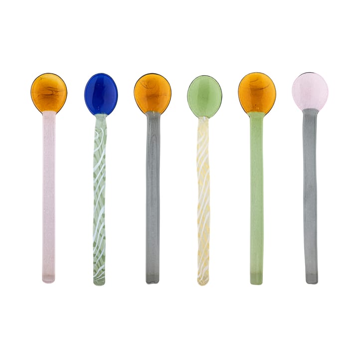 Colher Takao 15 cm, 6 unidades - Multicolor - Bloomingville