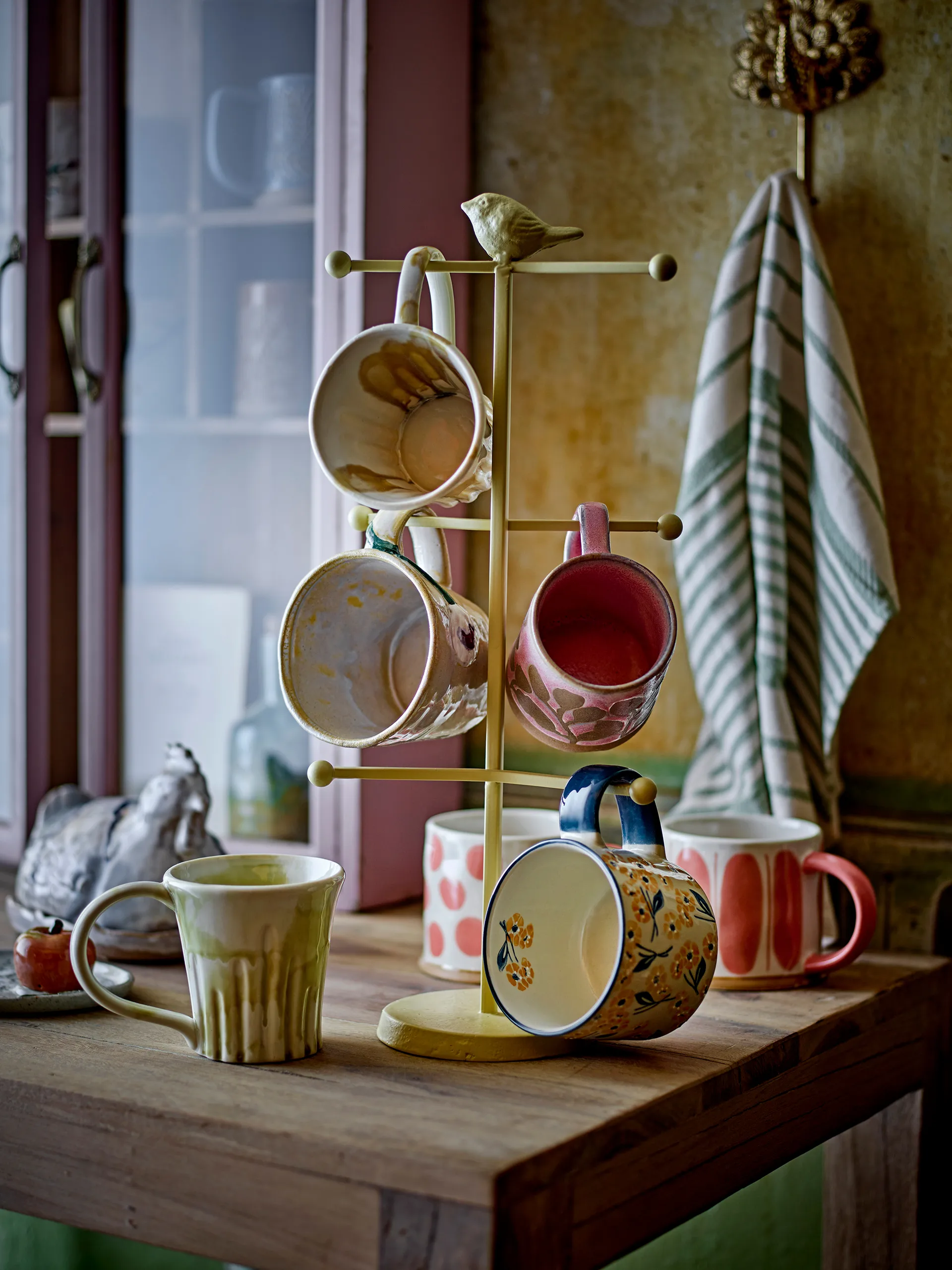 Conjunto de 3 canecas Linora 450 ml, Rosa Bloomingville