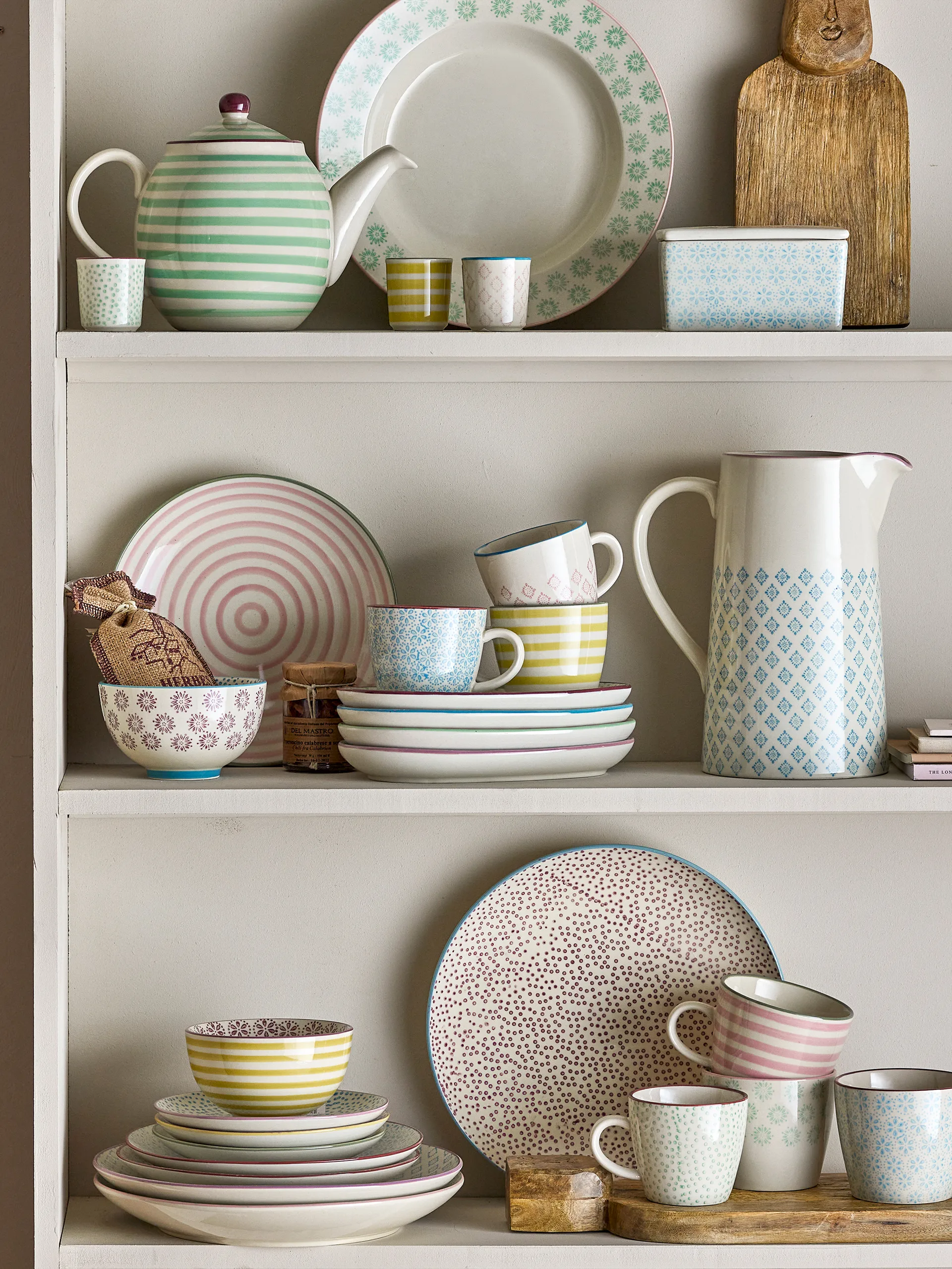 Conjunto de 3 copos Patricia 300 ml Azul Bloomingville