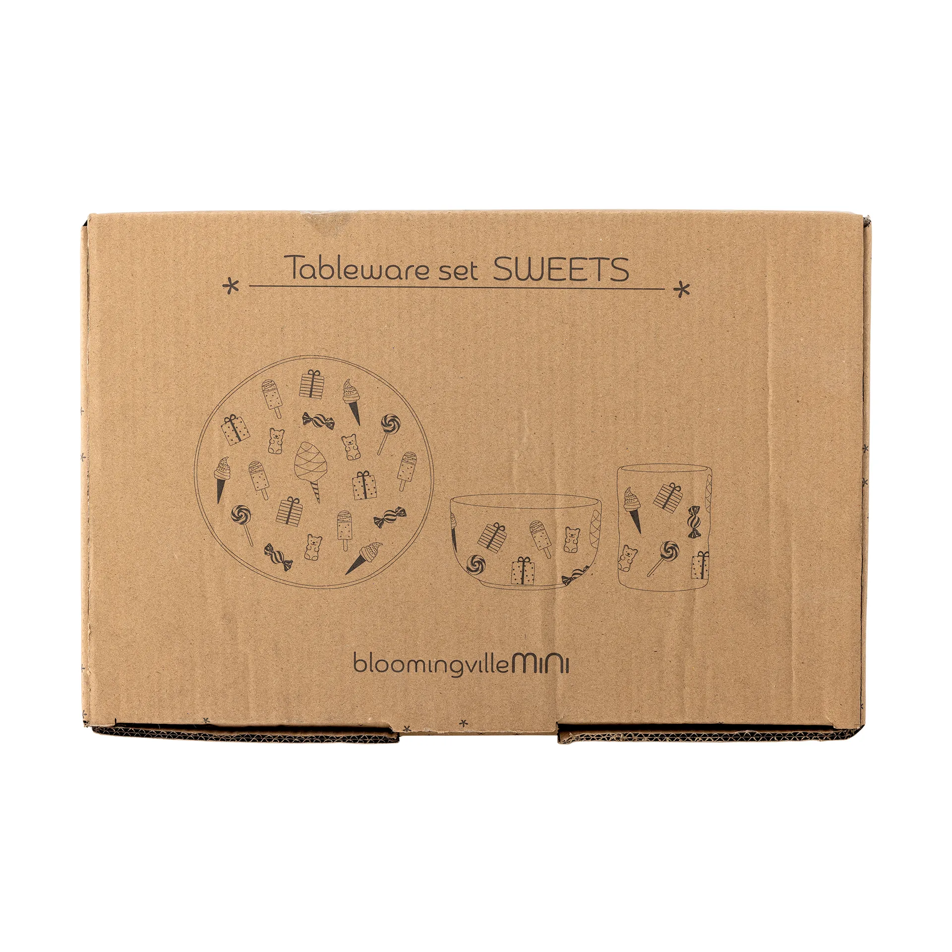 Conjunto de 3 peças Sweets, Nature Bloomingville