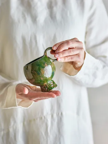 Conjunto de 4 canecas Avonlea - Verde - Bloomingville