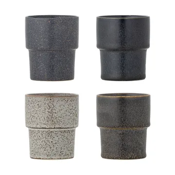 Conjunto de 4 canecas Ewan - Castanho - Bloomingville