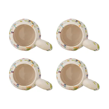 Conjunto de 4 canecas Freckles - Vermelho - Bloomingville