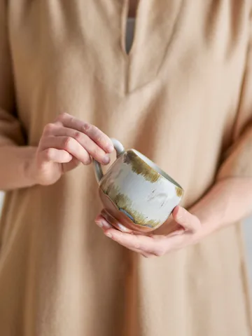 Conjunto de 4 chávenas Jade - Natural - Bloomingville