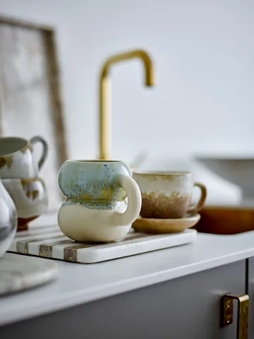 Conjunto de 4 chávenas Luna - Azul - Bloomingville