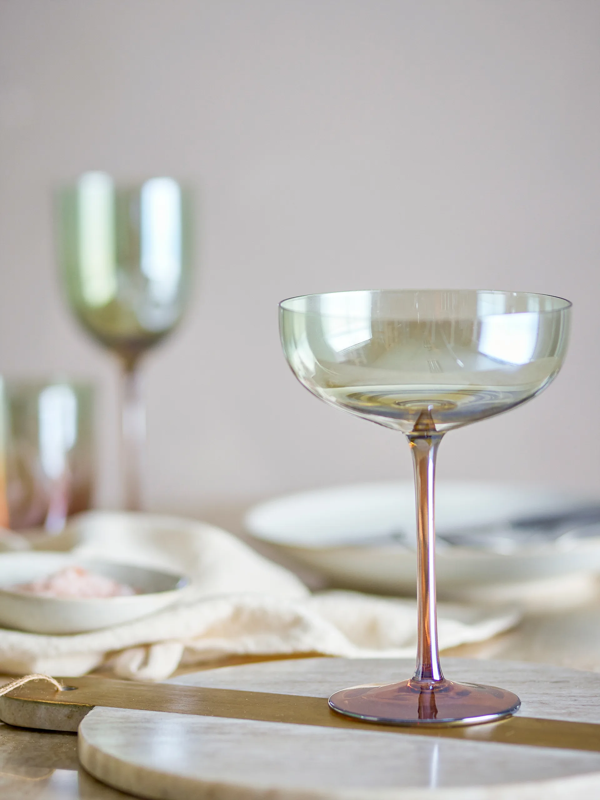 Conjunto de 4 copos Aston para cocktail, Bronze Bloomingville