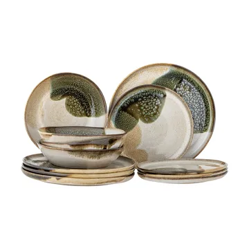 Conjunto de jantar Jules 12 peças - Verde - Bloomingville