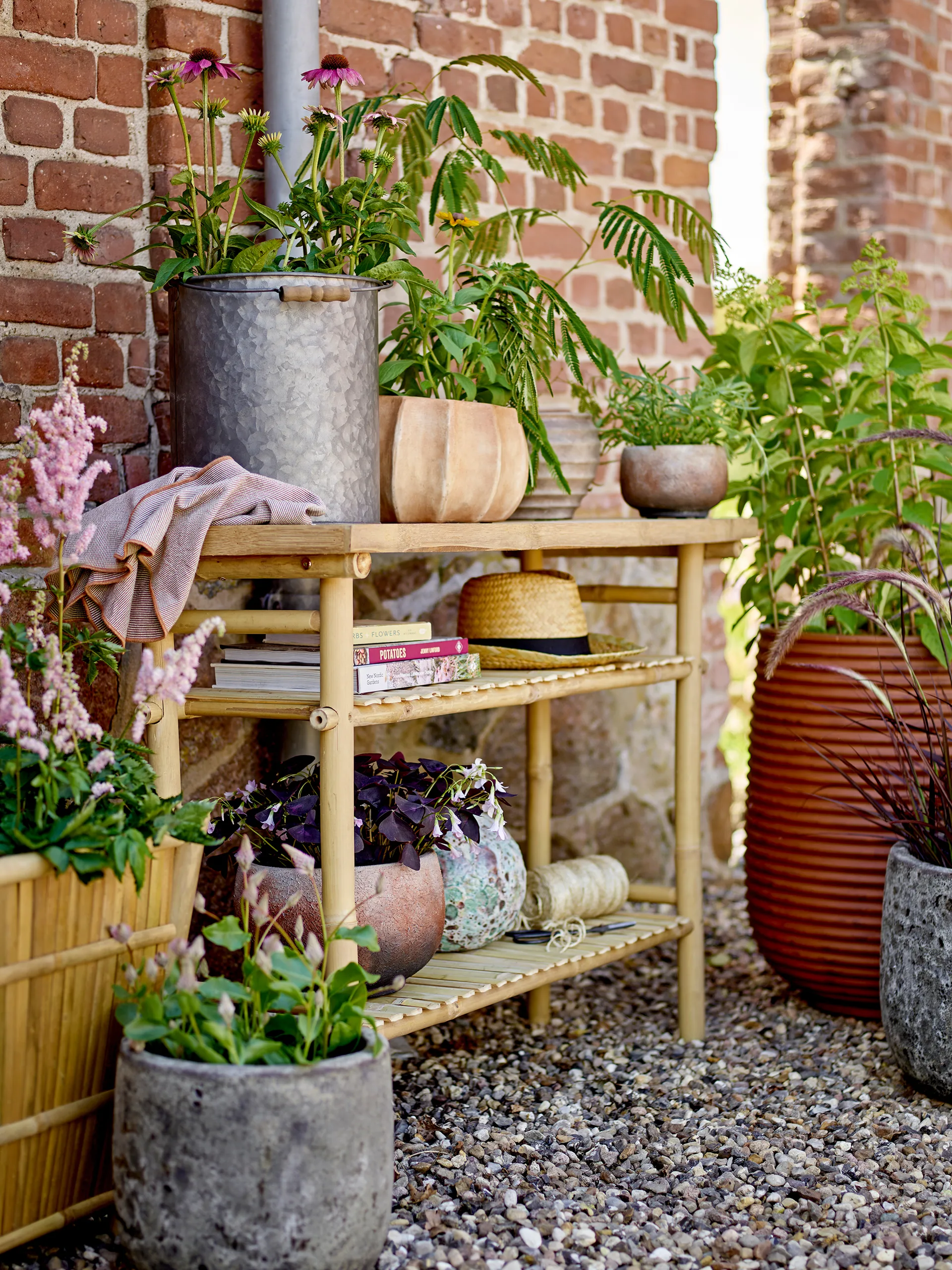 Conjunto de vasos Mesola, 2 peças, Marrom Bloomingville