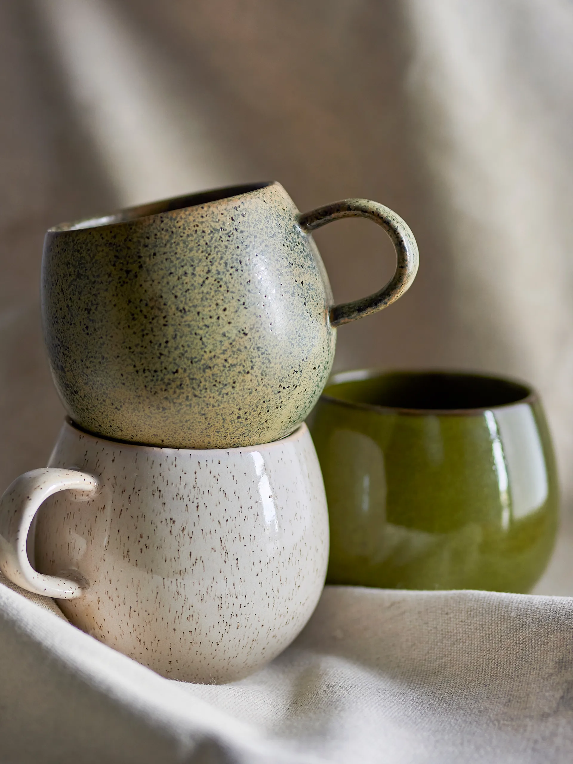 Copo Addison 3 peças, Verde Bloomingville