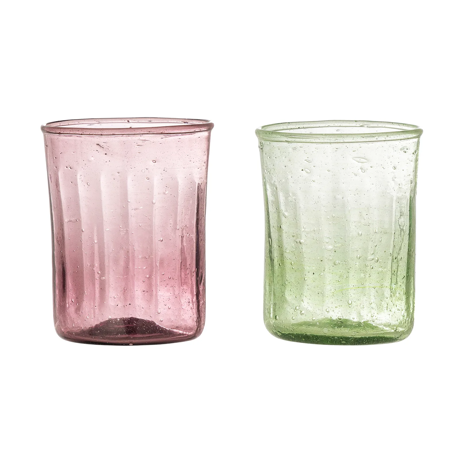 Copo de beber Sunil, pack de 2, Verde Bloomingville