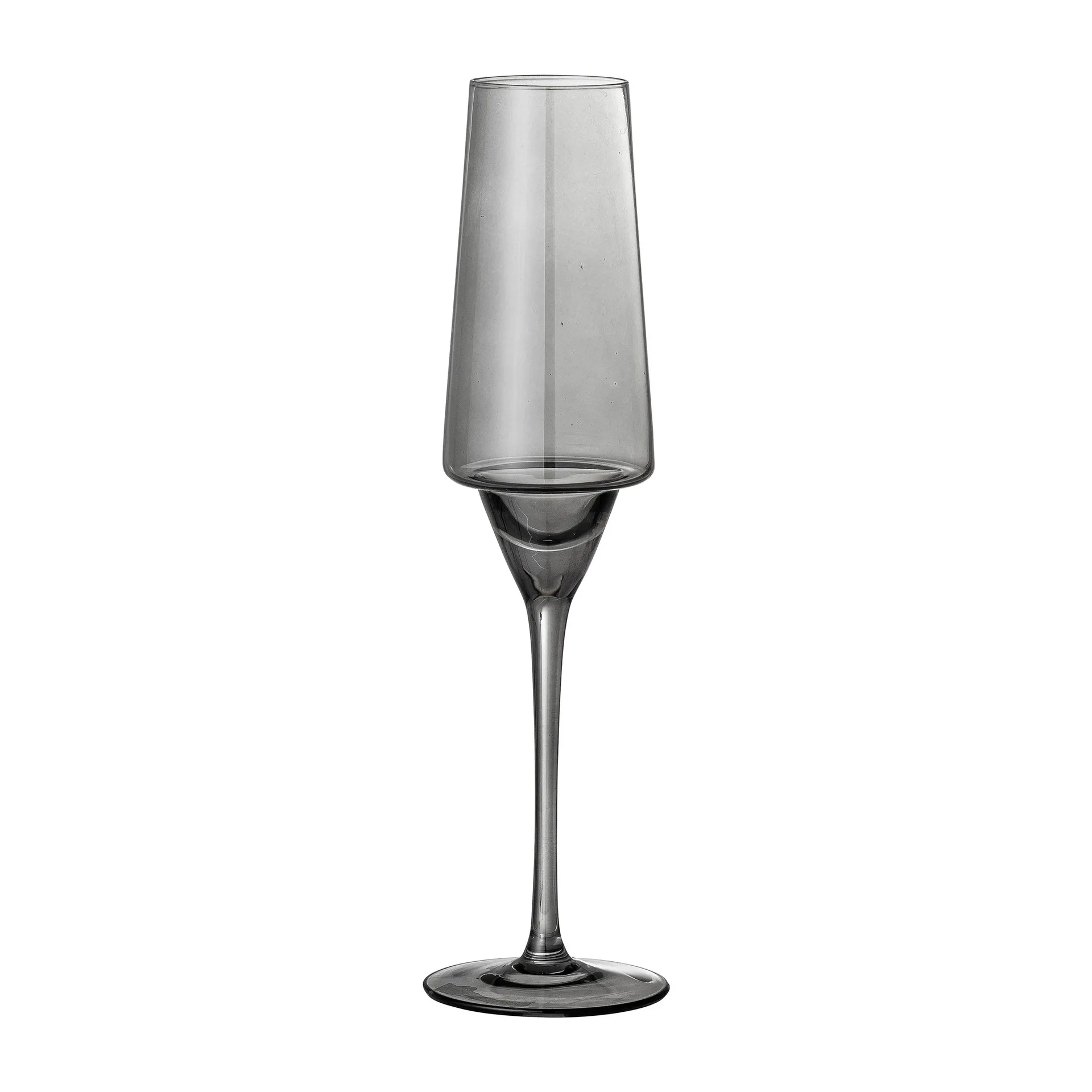 Copo de champanhe Yvette 25 cl, conjunto de 4, cinza Bloomingville