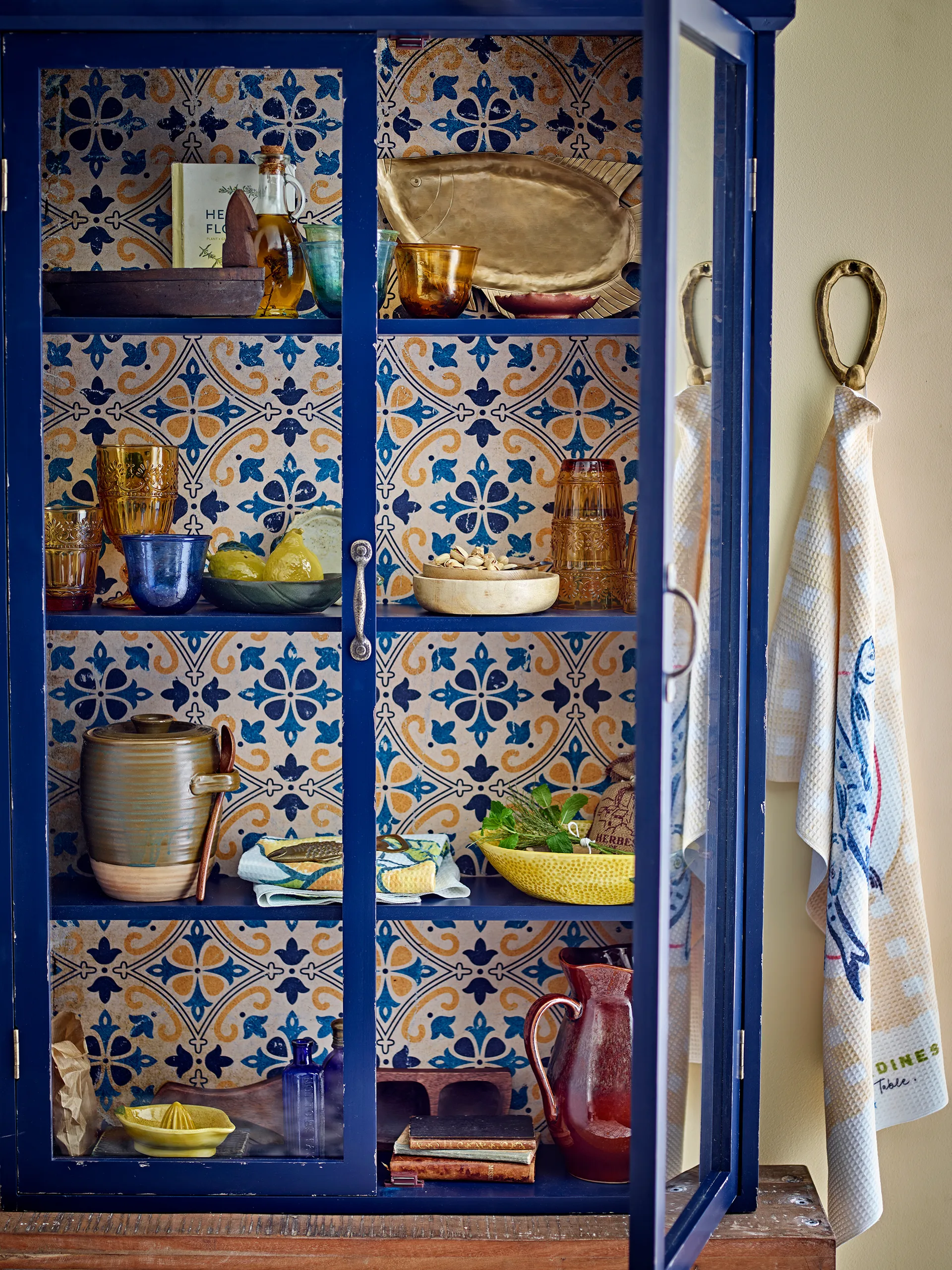 Copo Karu 28 cl, 4 peças, Azul-amarelo-verde-azul claro Bloomingville