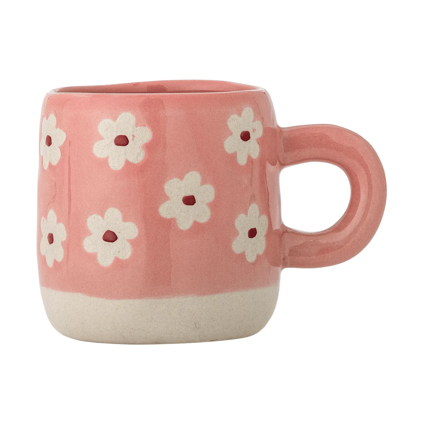 Copo Millie 110 ml, Rosa, flores Bloomingville