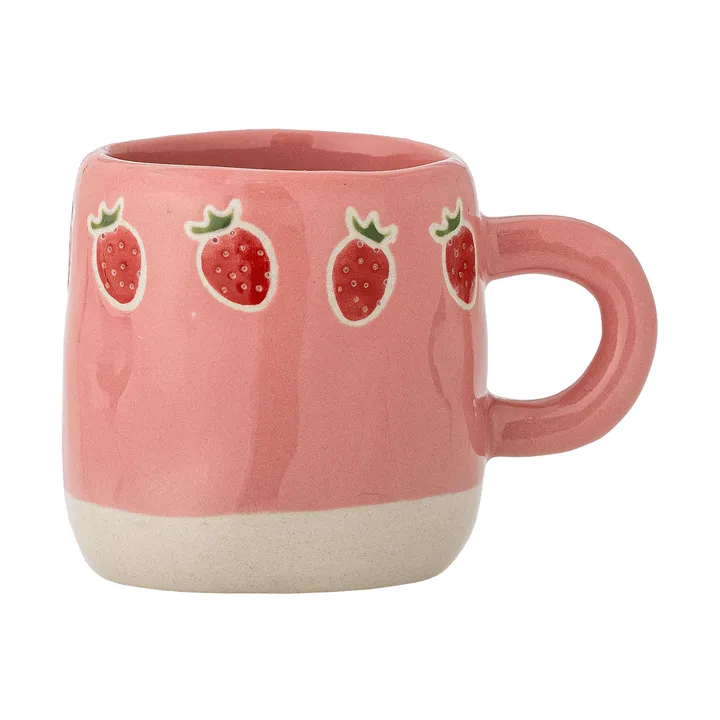 Copo Millie 110 ml - Rosa, morangos - Bloomingville