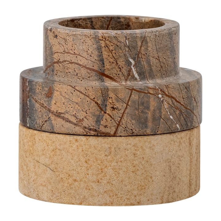 Dalin castiçais-suportes de vela Ø9 cm, Sand stone Bloomingville