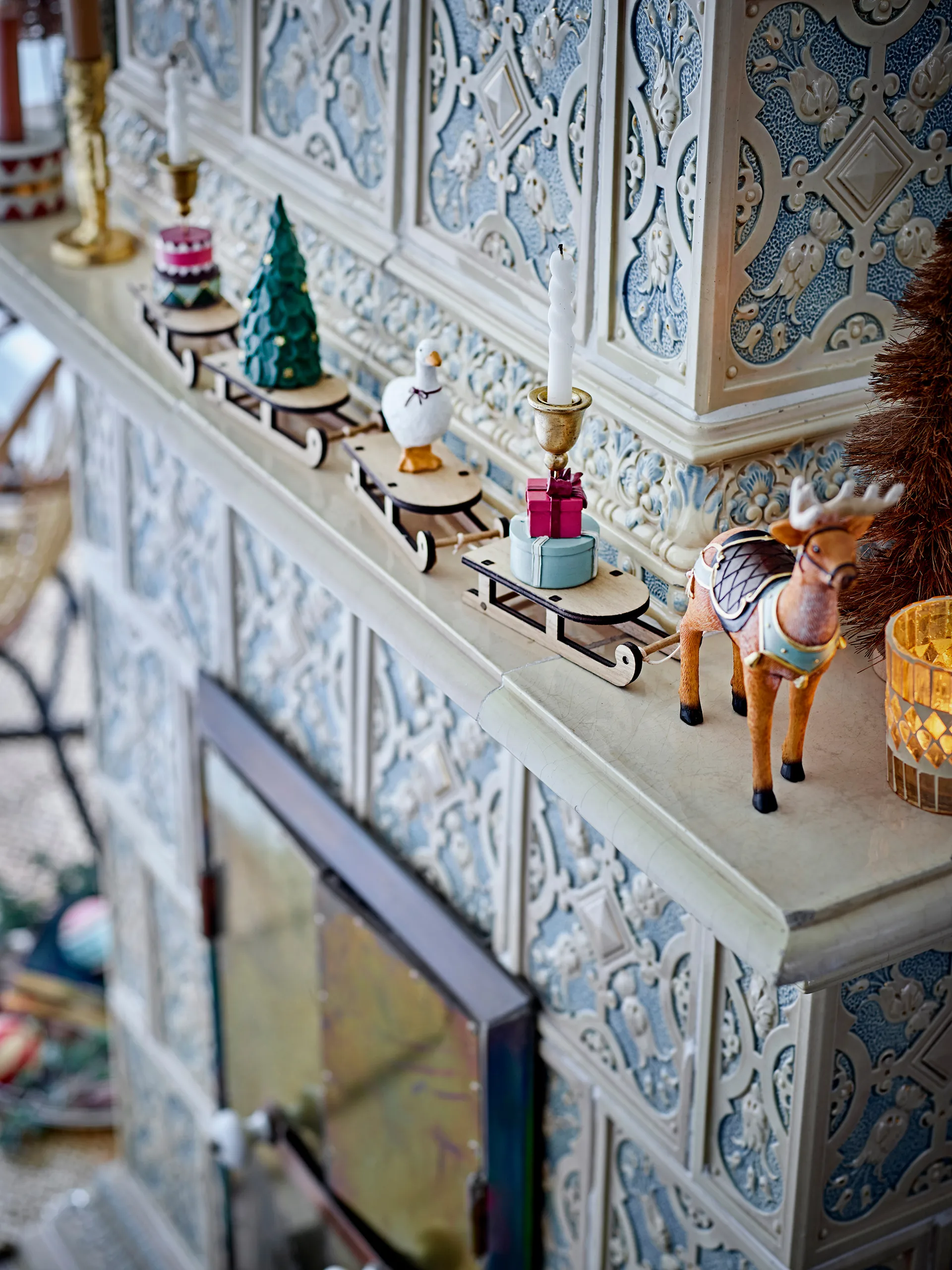 Dasher decoração de Natal, Verde Bloomingville