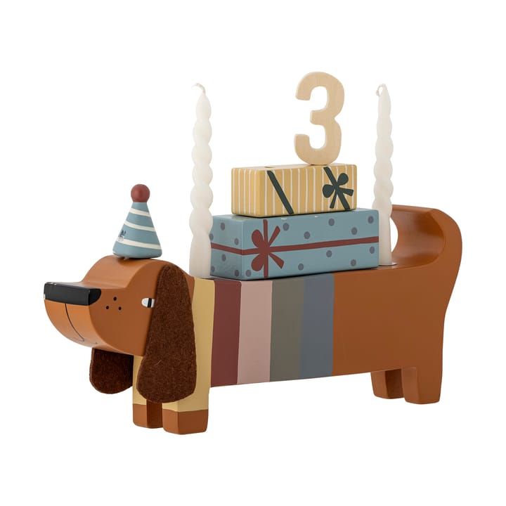 Decoração Charlie Birthday 28 cm, Brown-multi Bloomingville