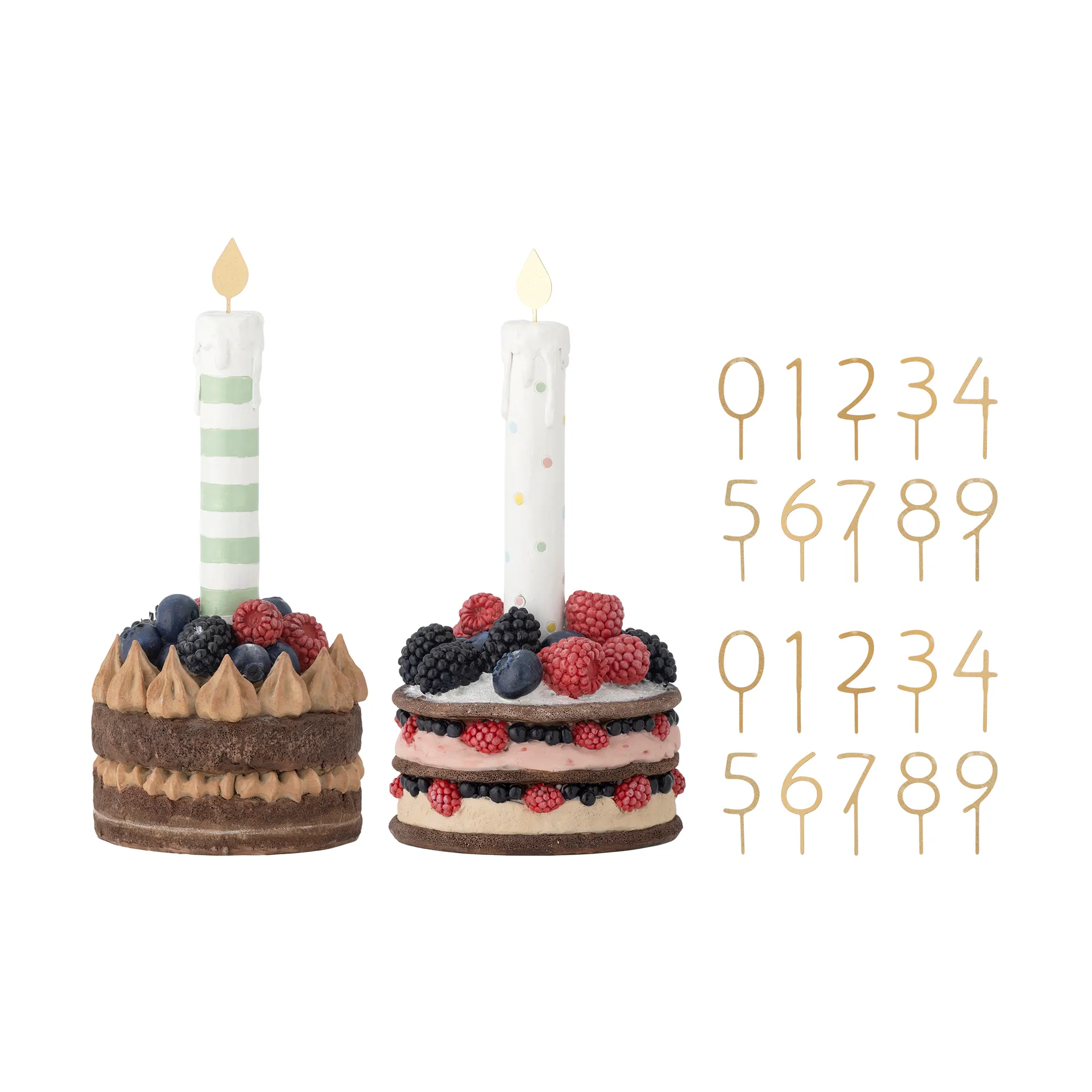 Decoração de aniversário Hooray 2 peças, Vermelho Bloomingville