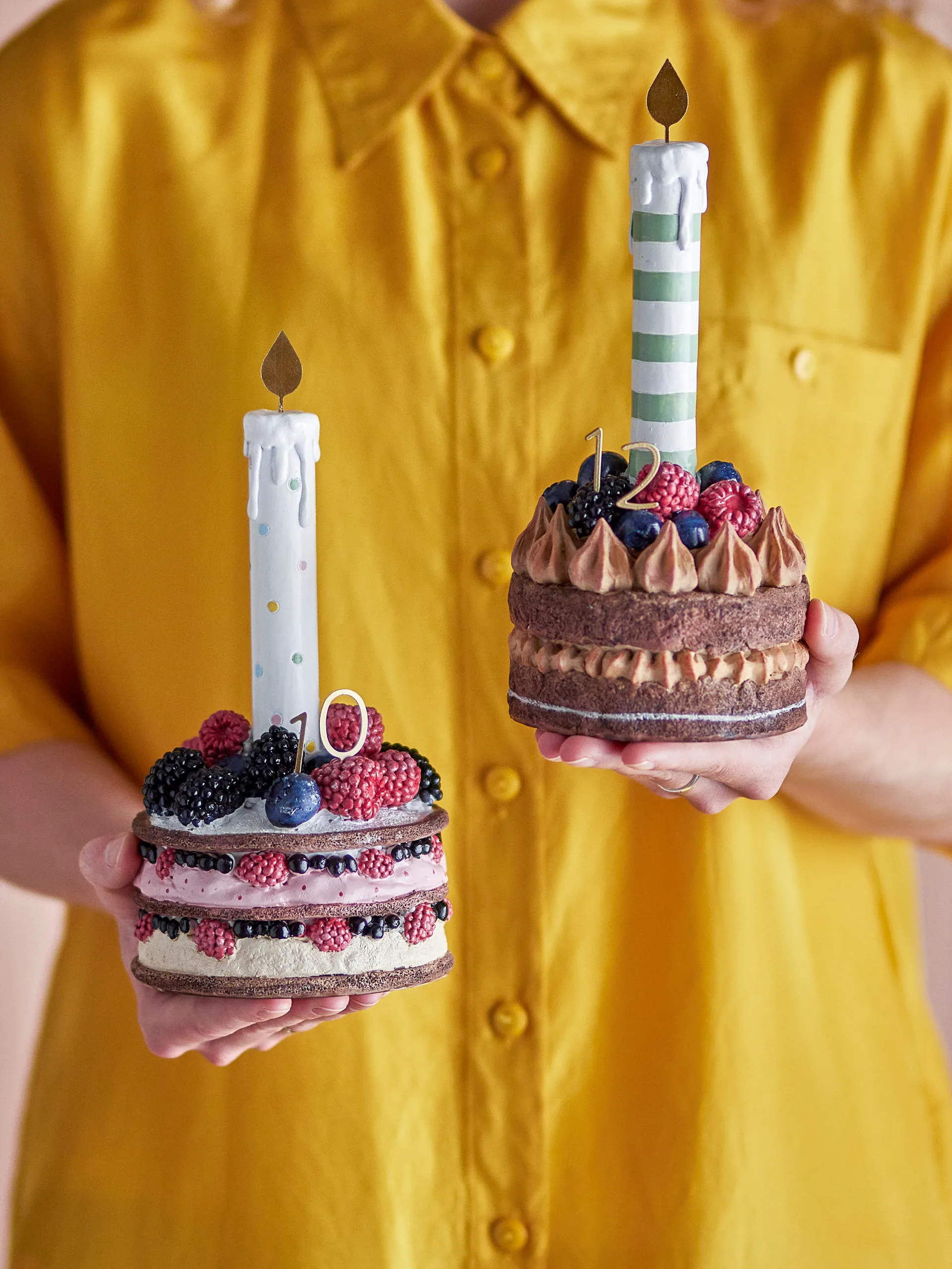 Decoração de aniversário Hooray 2 peças, Vermelho Bloomingville