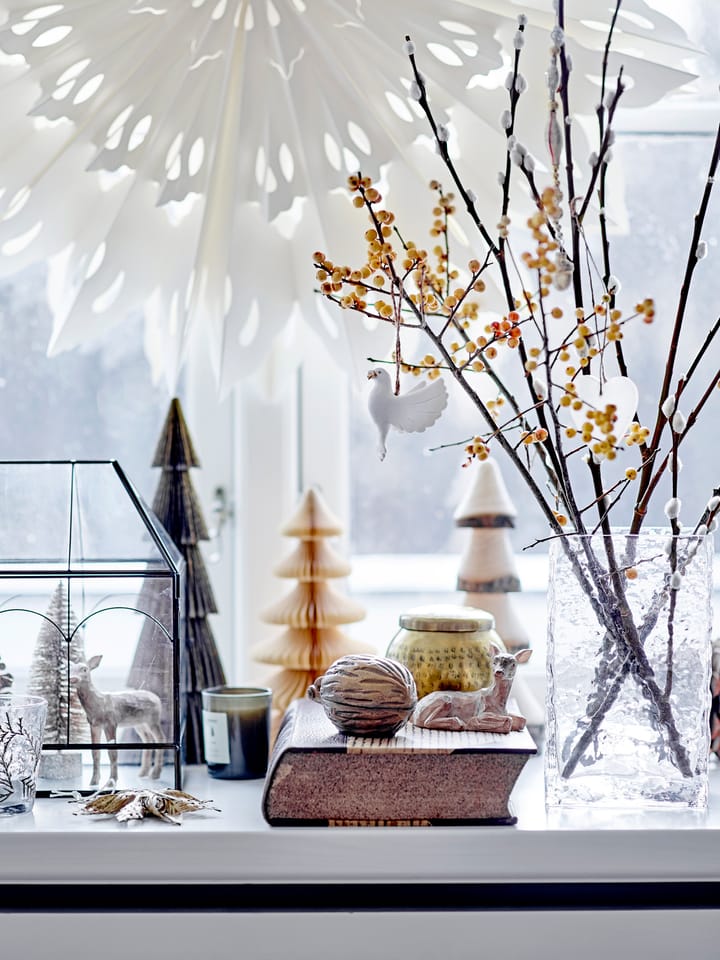 Decoração de árvore de Natal Milan 2 un. 22,5 cm, Verde Bloomingville
