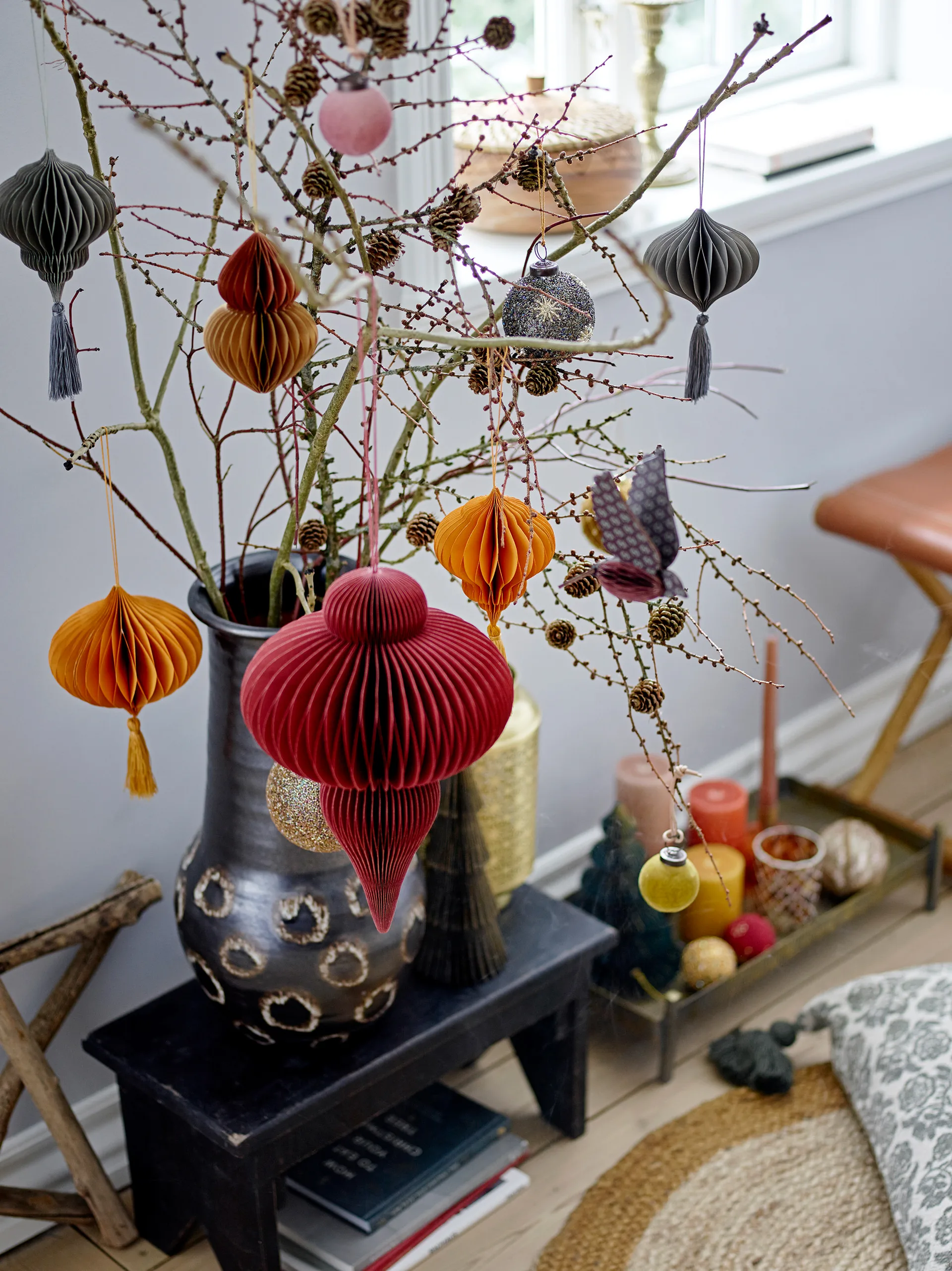 Decorações de Natal Sagalin Bird, Brown Bloomingville