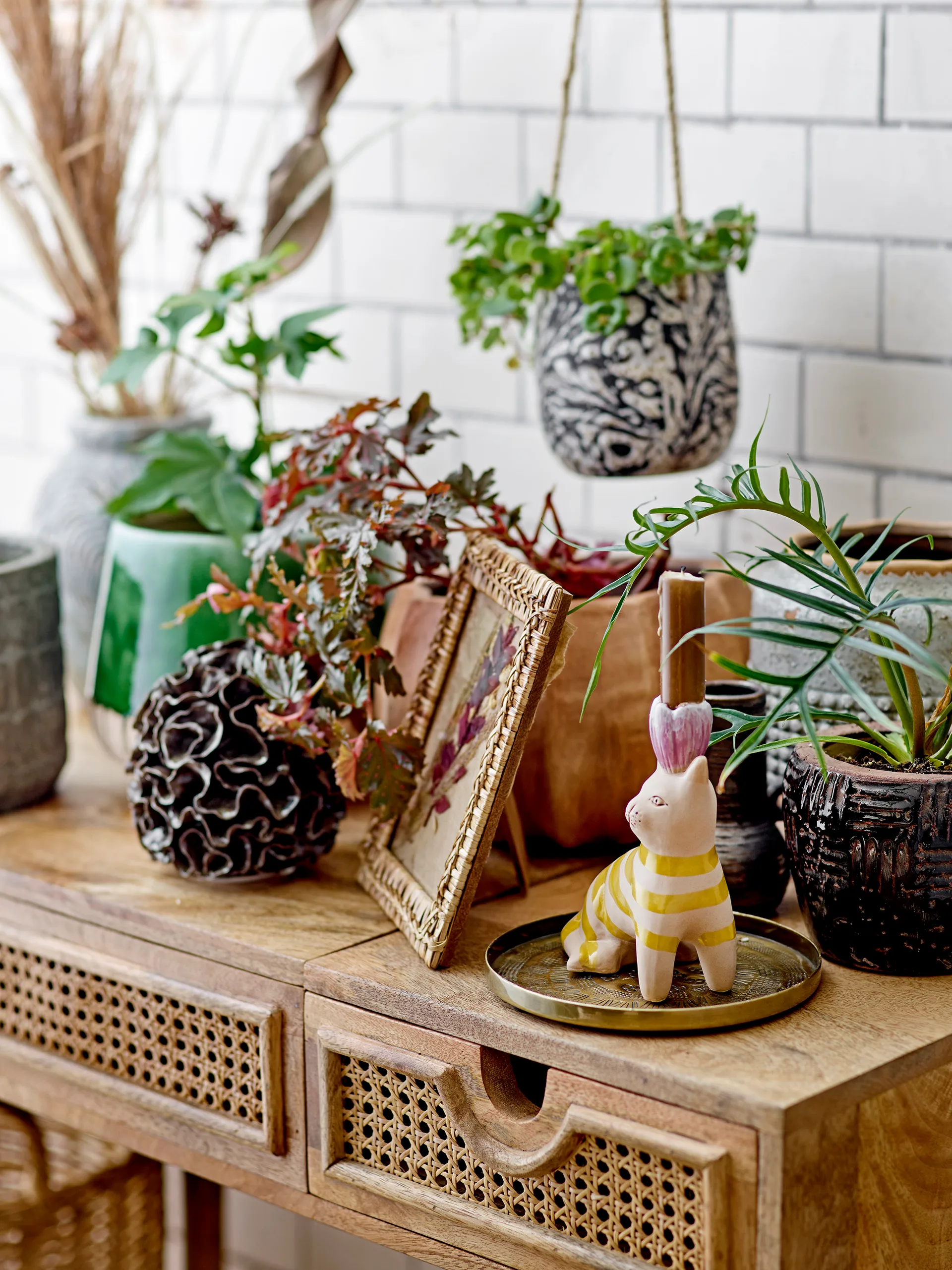 Delvan decoração Ø13.5 cm, Marrom Bloomingville
