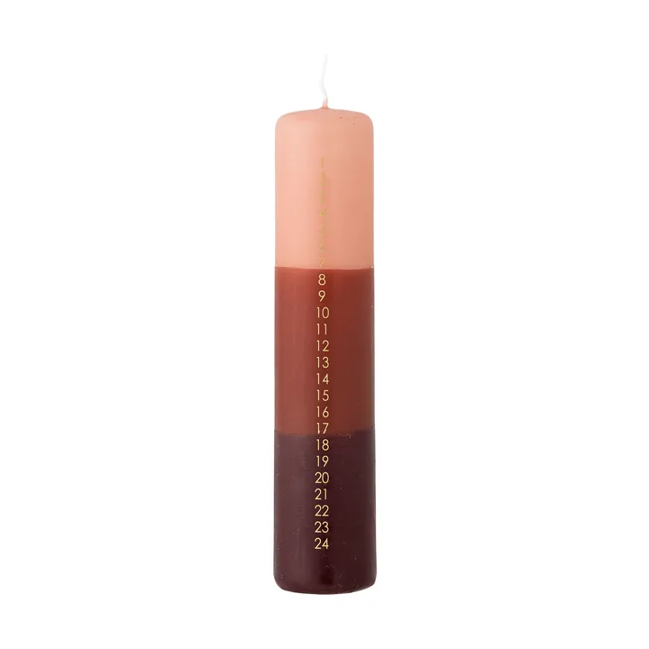 Dip Dye vela de Advento - Multi, 25 cm - Bloomingville