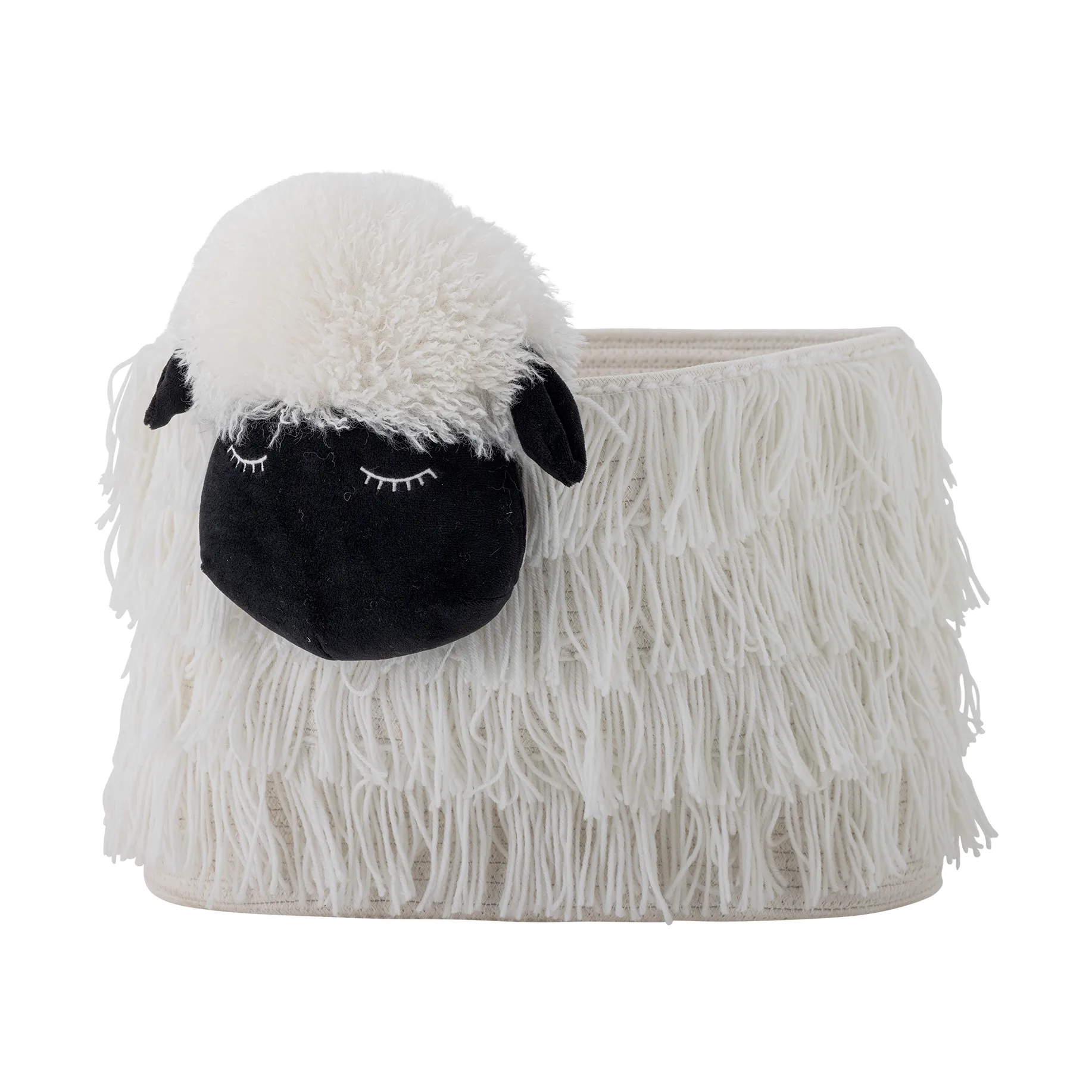 Dolly cesta 40x30 cm, Branco Bloomingville