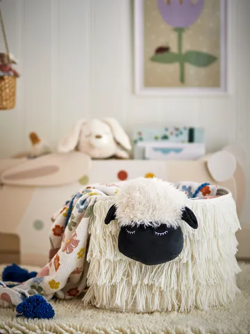 Dolly cesta 40x30 cm - Branco - Bloomingville