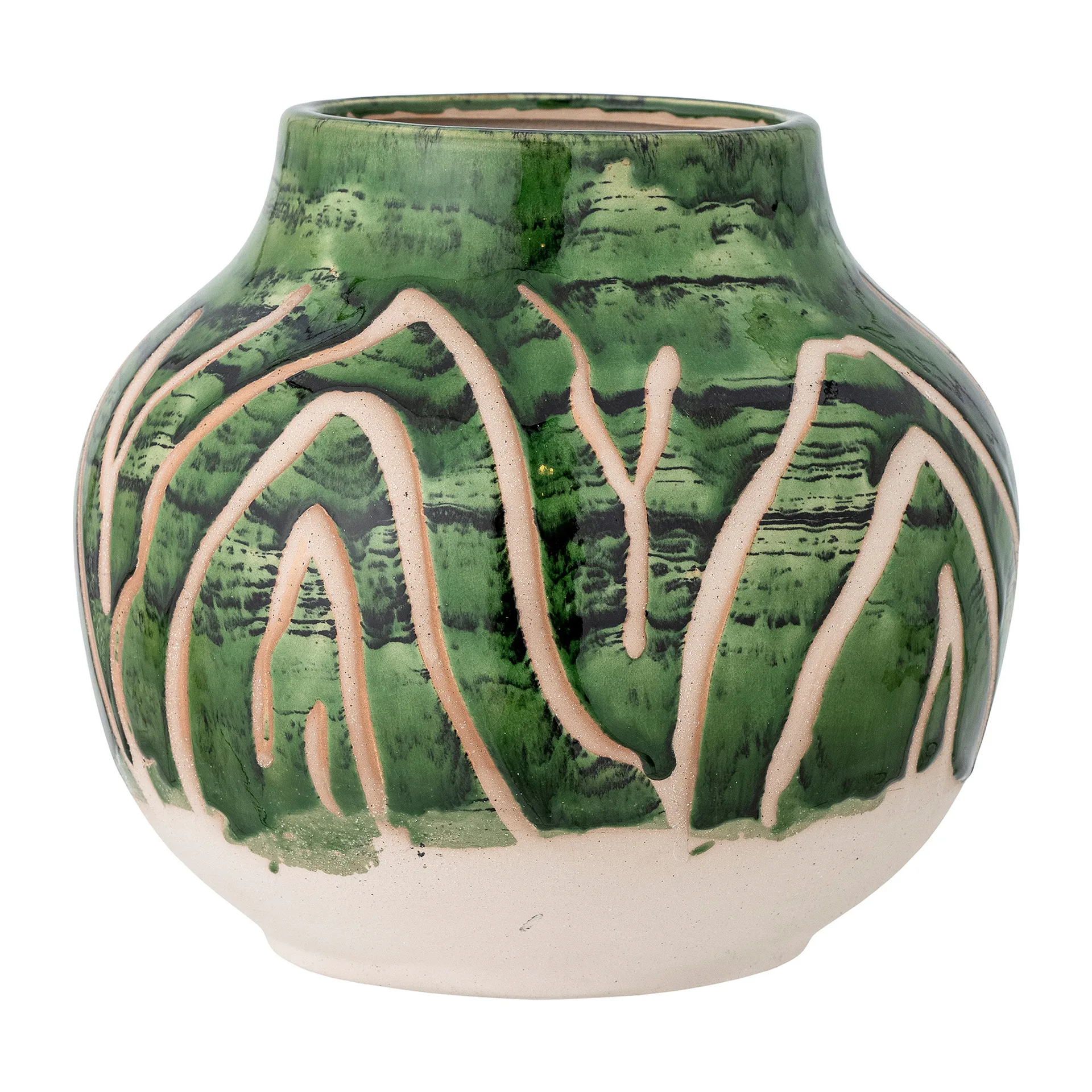 Eliya vaso 21 cm, Verde Bloomingville