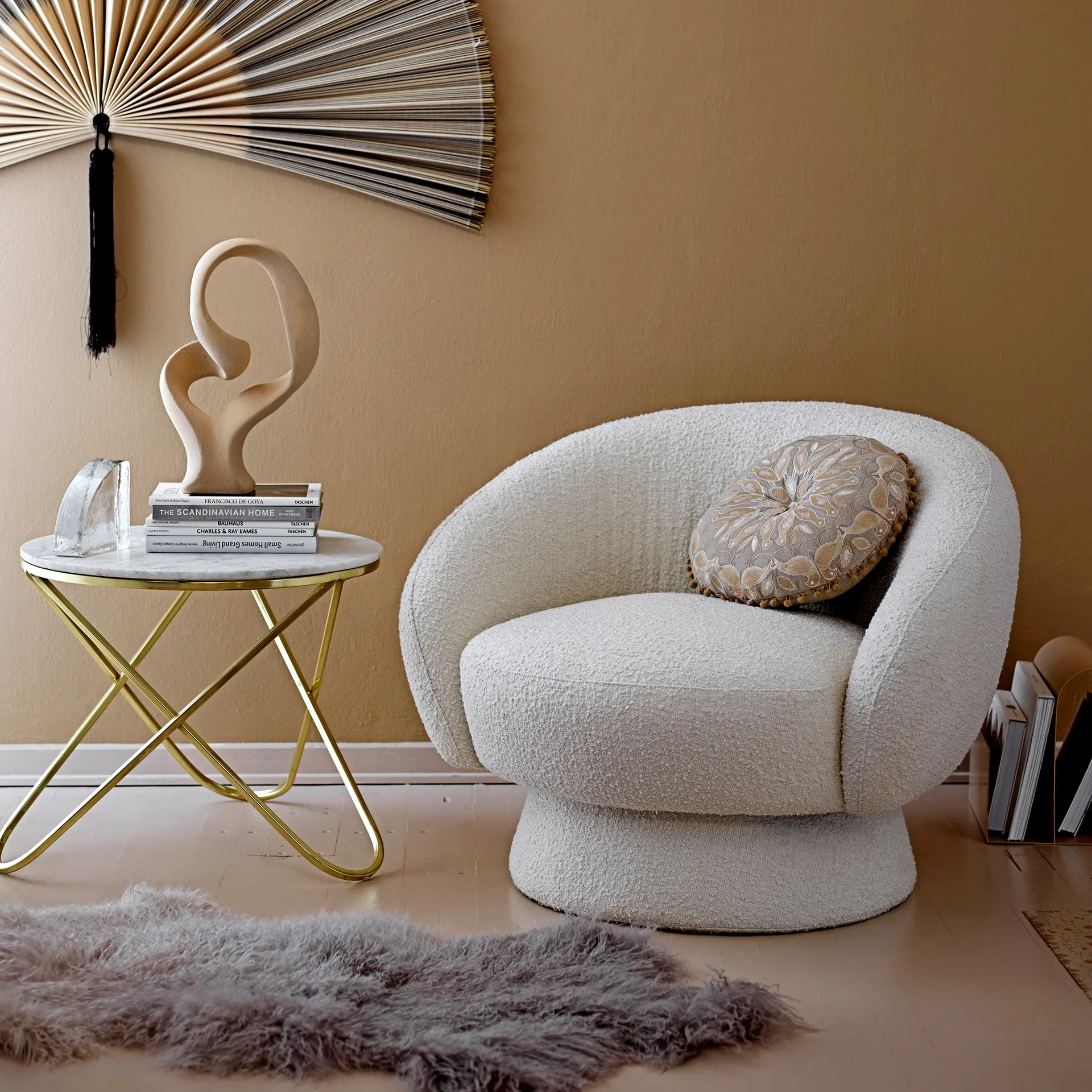 Escultura Bloomingville 40.5 cm, natural Bloomingville