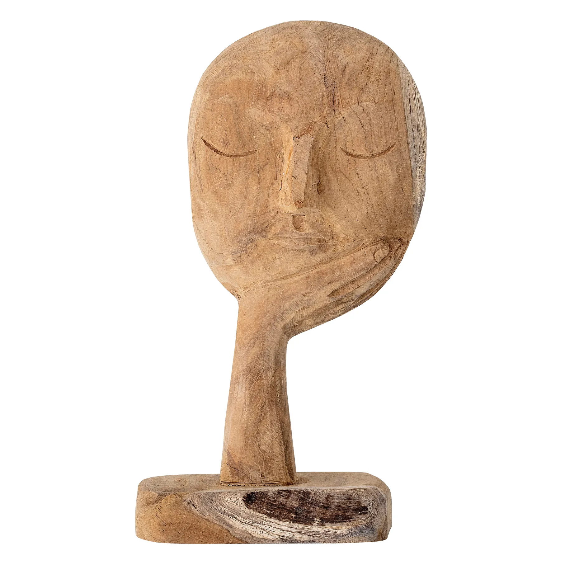 Escultura de madeira Bloomingville 35 cm, natural Bloomingville