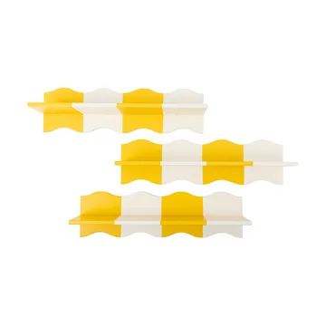 Estante Bubbi 80x22,5 cm - Amarelo - Bloomingville