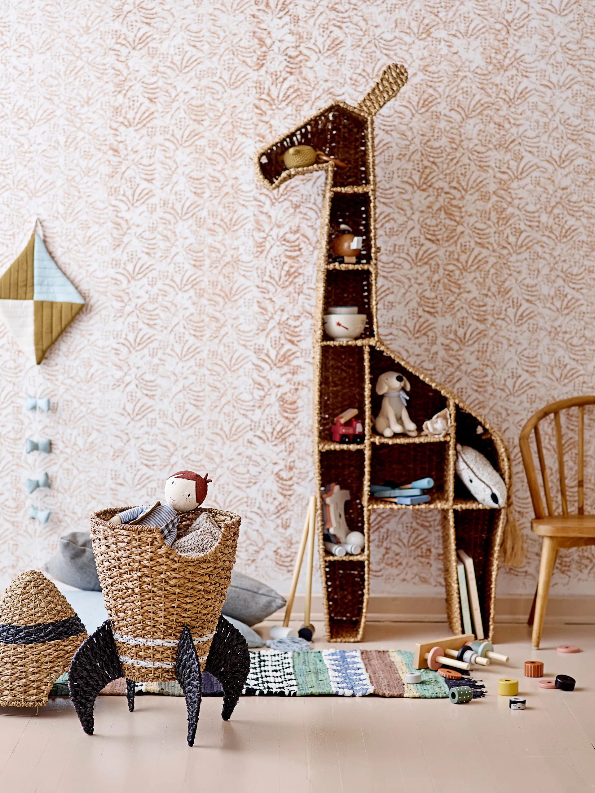 Estante Kalu 148x46 cm, Natureza Bloomingville