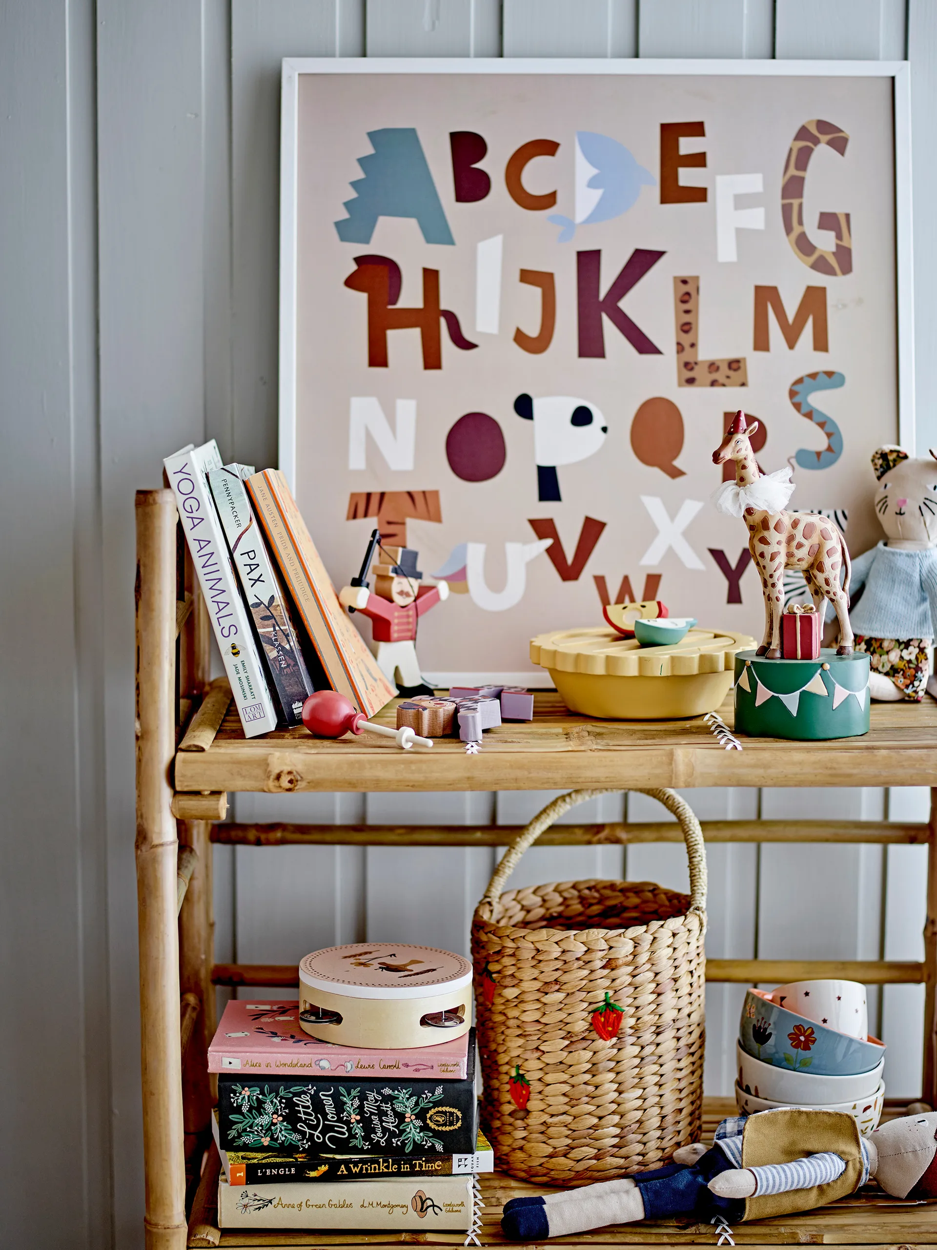 Estante Zep 66x105 cm, Bambu Bloomingville