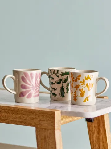Fauni chávena - Multi, 3 peças - Bloomingville