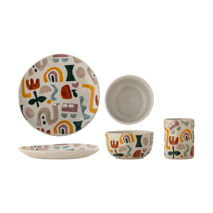 Filur conjunto de serviço - Multi, 3 peças - Bloomingville