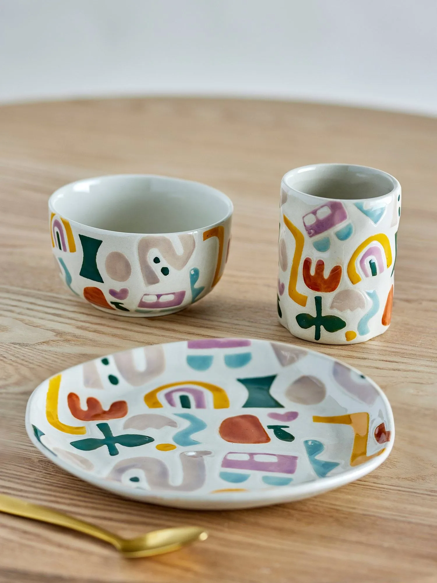 Filur conjunto de serviço, Multi, 3 peças Bloomingville