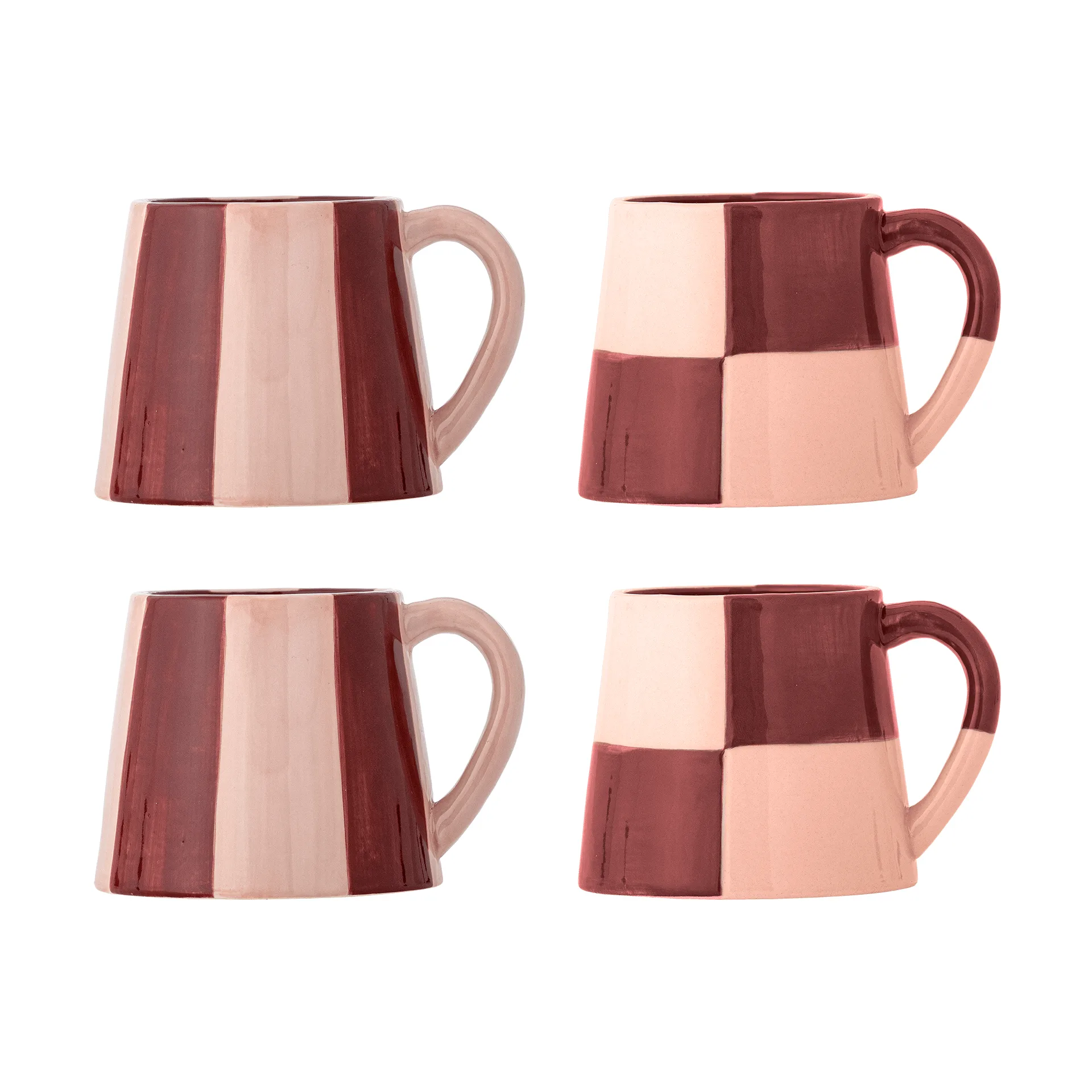 Floki caneca, Rose, 4 peças Bloomingville
