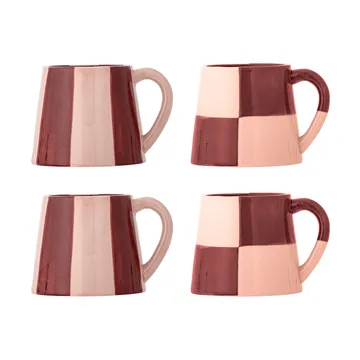 Floki caneca - Rose, 4 peças - Bloomingville