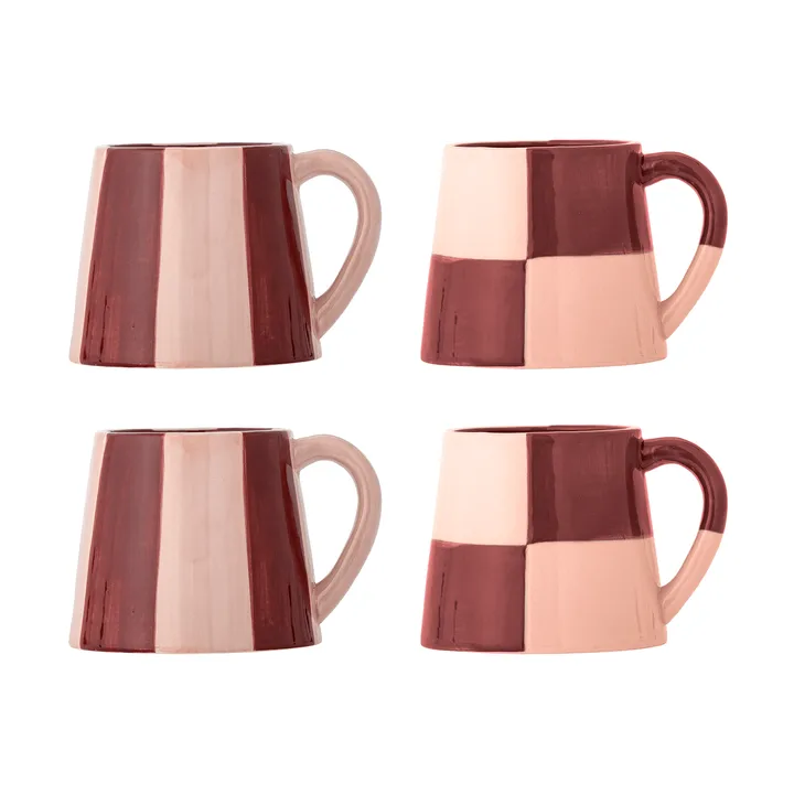 Floki caneca - Rose, 4 peças - Bloomingville
