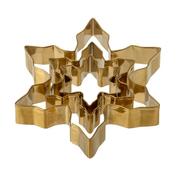Forma para biscoitos de gengibre Cailie 3 Peças - Floco de neve  - Bloomingville