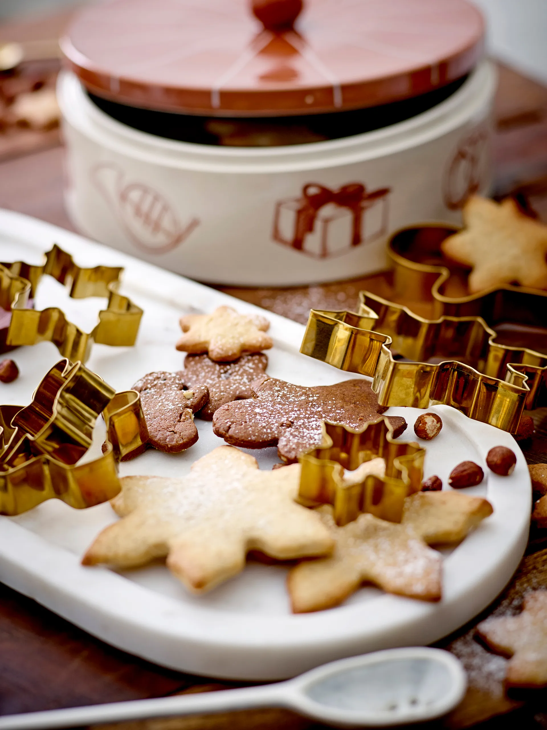 Forma para biscoitos de gengibre Cailie 3 Peças, Floco de neve  Bloomingville