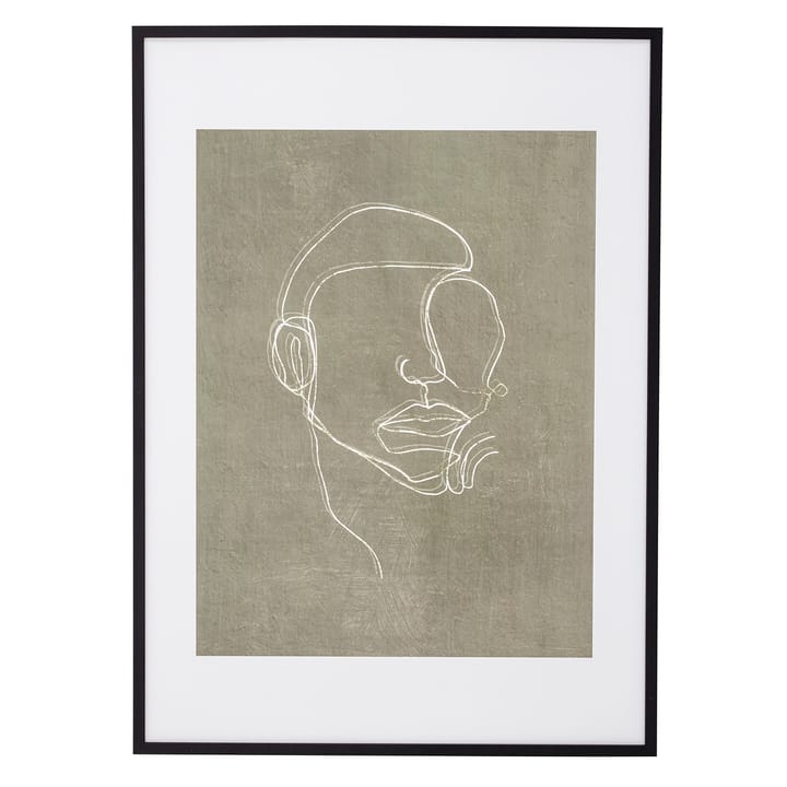 Foto com cara Bloomingville 52x72 cm, quadro preto Bloomingville