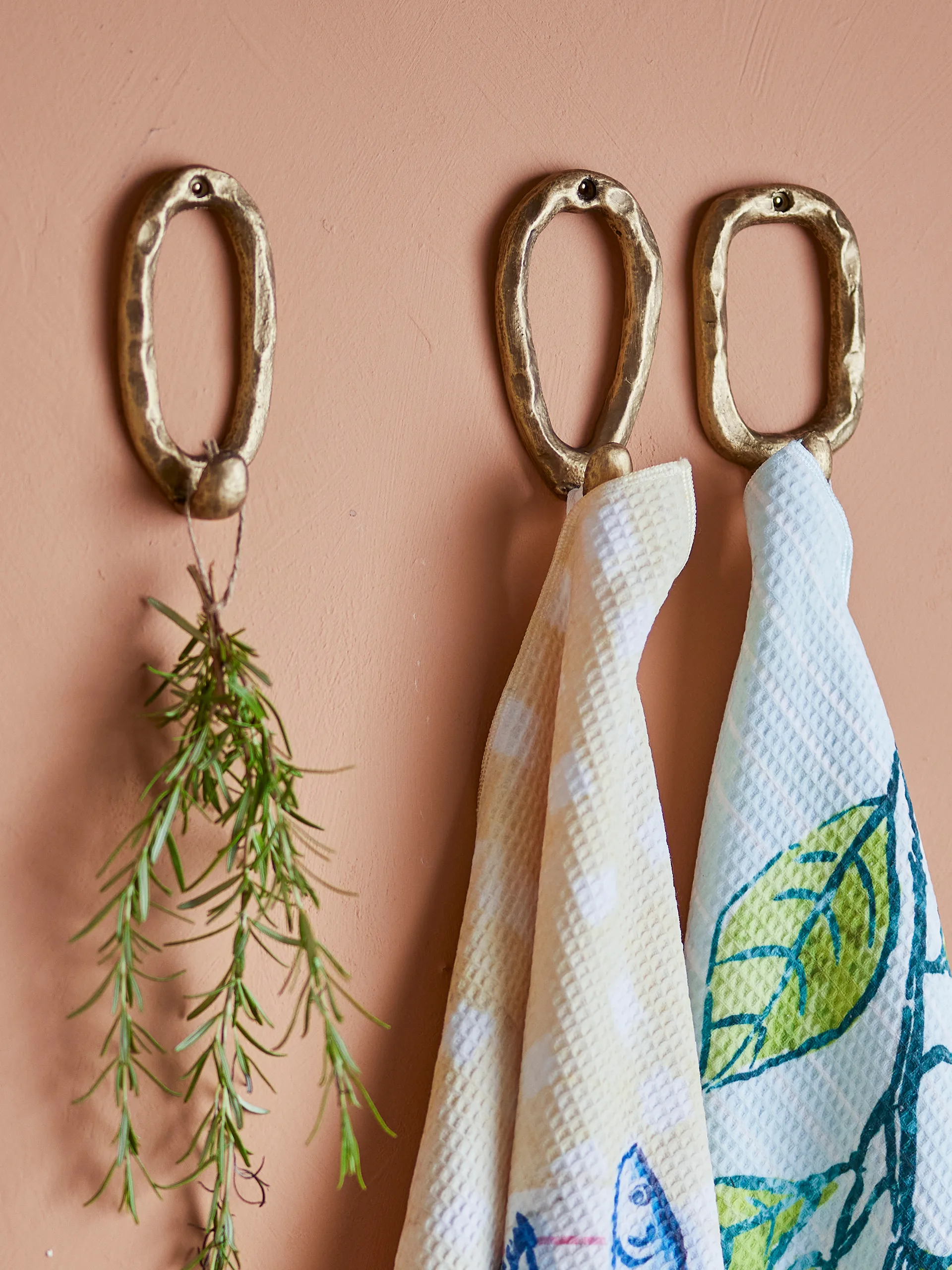 Gancho Cias 3 peças, Latão Bloomingville