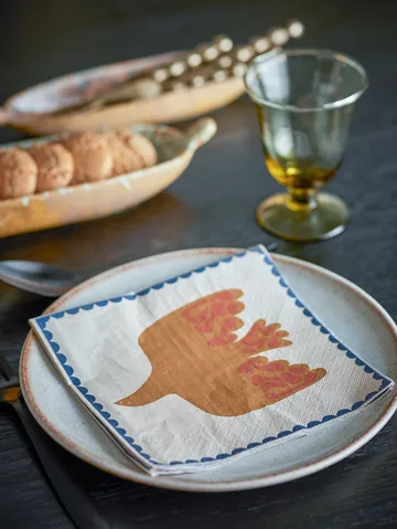 Guardanapo Anniversary 20 unidades - Amarelo - Bloomingville