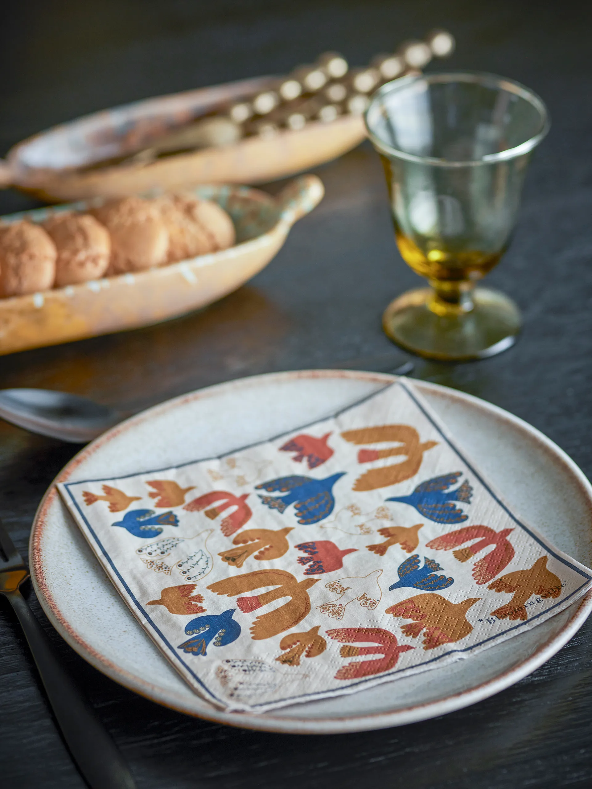 Guardanapo Anniversary 20 unidades, Amarelo Bloomingville