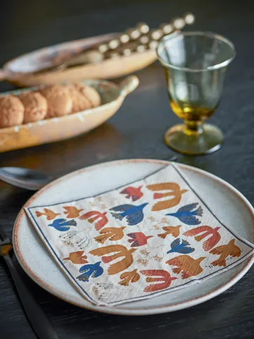 Guardanapo Anniversary 20 unidades - Amarelo - Bloomingville