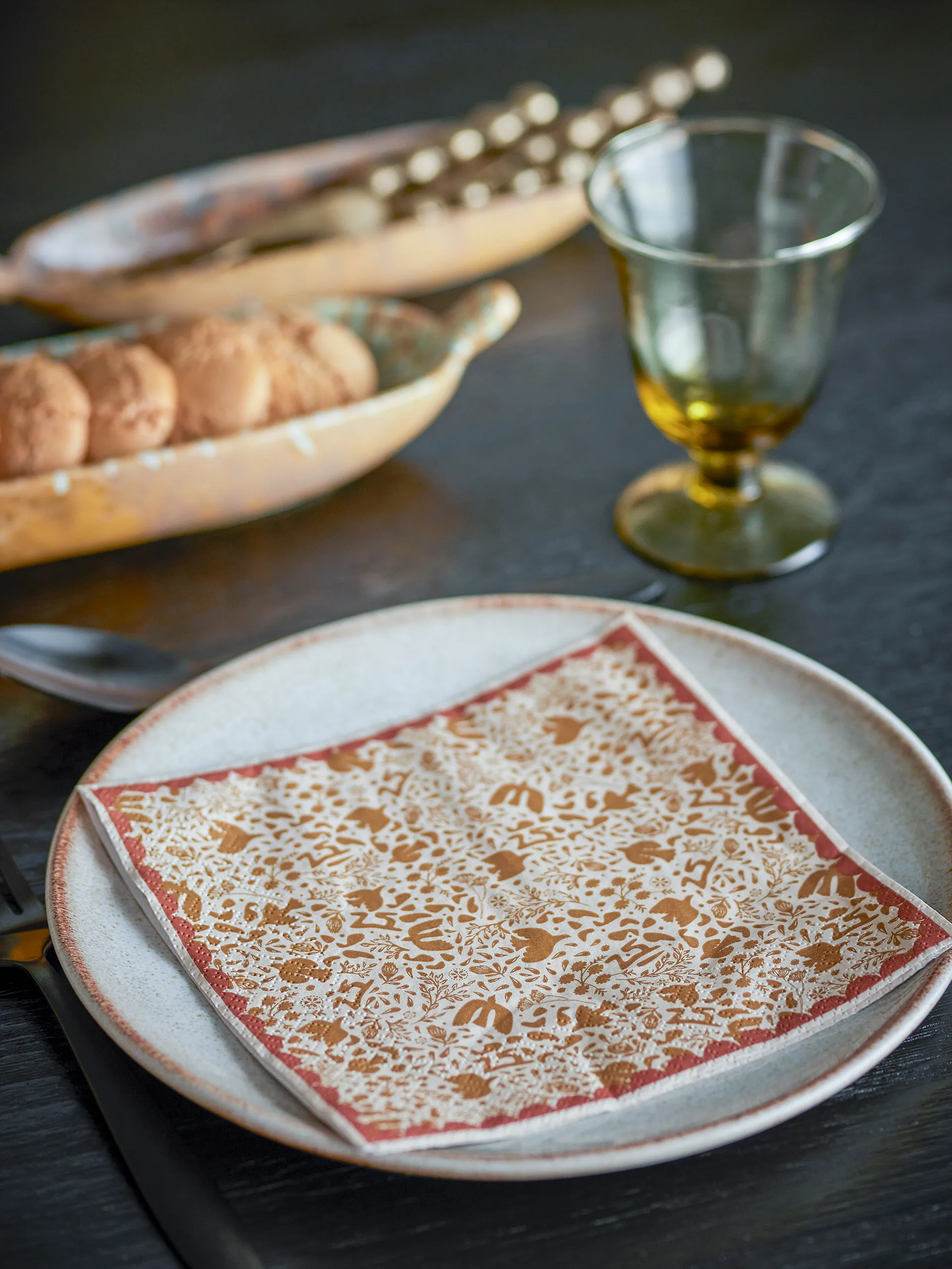 Guardanapo Anniversary 20 unidades, Amarelo Bloomingville